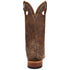 Dan Post Murray Men's Brown Bison Leather Square Toe Rugged Western Cowboy Boots