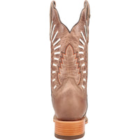 Dan Post Lacey Women’s Tan Leather Square Square Toe Western Cowboy Boot