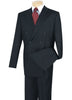 Atlantis Collection - Navy Regular Fit Double Breasted 2 Piece Suit