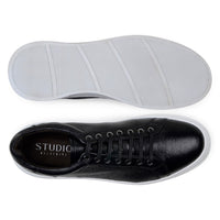 Belvedere Matteo Black Genuine Crocodile Dress Shoe