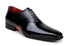 Belvedere Nero Black Genuine Crocodile Dress Shoe