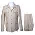 Rossi Man DUKE RM1766 Slim Fit 3-Piece Suit for Men – Modern Cream Off-White Formalwear