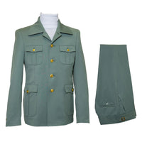 Seersucker Suit Peak Lapel Suits in Color "Mint Green " - Summer Fabric Tone on Tone Shadow Stripe By Rossiman
