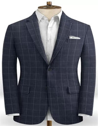 High Quality Two Button Groom Tuxedos Groomsmen Prom Suits
