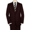 Dark Brown Coat Notch Lapel Side Vented Jacket