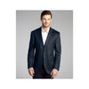 Dark Gray Wool Cashmere Blend Two Button Blazer