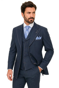 Denim Men's 3-Piece Suit