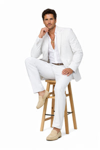 Mens Colin Farrell Miami Vice White Suit
