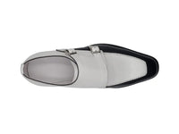 Carrucci Double Monk Strap Two Tone Loafer