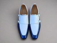 Carrucci Double Monk Strap Two Tone Loafer