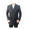 Double Breasted Alberto Nardoni Blazer Sport Coat In Black