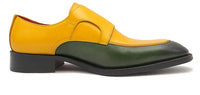 Carrucci Double Monk Strap Two Tone Loafer
