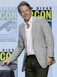 Dungeons & Dragons Honor Among Thieves Hugh Grant Grey Blazer Coat