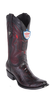 Wild West Botas de Pata de Avestruz Horma Dubai Toe Black Cherry