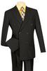Mens Double Breasted Poplin Dress Blazer in Black