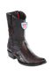 Wild West Botas de Pata de Avestruz Horma Dubai Toe Black Cherry