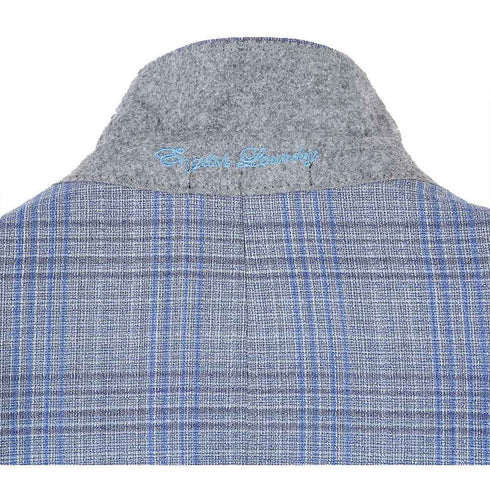 (42R) English Laundry Collection - Slim Fit 2 Piece Light Gray Wool Blend Suit