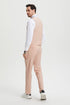 Men's Vested One Button Peak Lapel Stacy Adams Designer Suit in Blush Pink