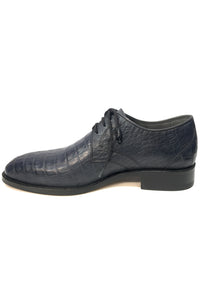 Los Altos All-Over Crocodile Lace Up Dress Shoes