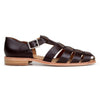 Belvedere Elio: Brown Genuine Crocodile Leather Dress Shoe