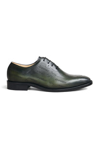 Carrucci Embossed Wholecut Oxford