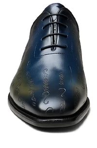 Carrucci Embossed Wholecut Oxford