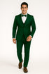 Emerald Green-satin-tux-wedding-prom
