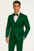 Emerald Green-satin-tux-wedding-prom