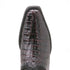 Los Altos Square Toe Men’s Brown Caiman Tail Low Shaft European Boots