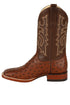 Men's Los Altos Ostrich Skin Wide Square Toe Boots - B