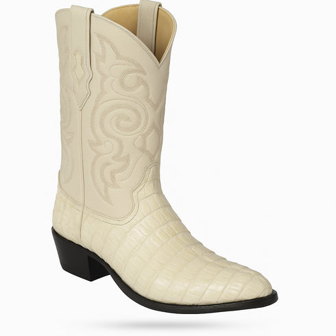 Botas de Cocodrilo - Caiman Cola Horma Puntal- A