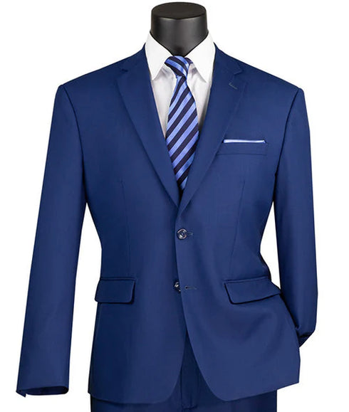 (42S, 42R) Regular Fit Twilight Blue Blazer