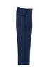 Tiglio Luxe French Blue Wide Leg, Pure Wool Dress Pants 2576