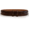 Mens Ferrini 1½" Lizard Patchwork Dress Belt in Brown