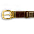 Mens Ferrini 1¼" Alligator Dress Belt in Brown