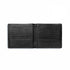 Mens Full Ostrich Quill Hipster Wallet in Black