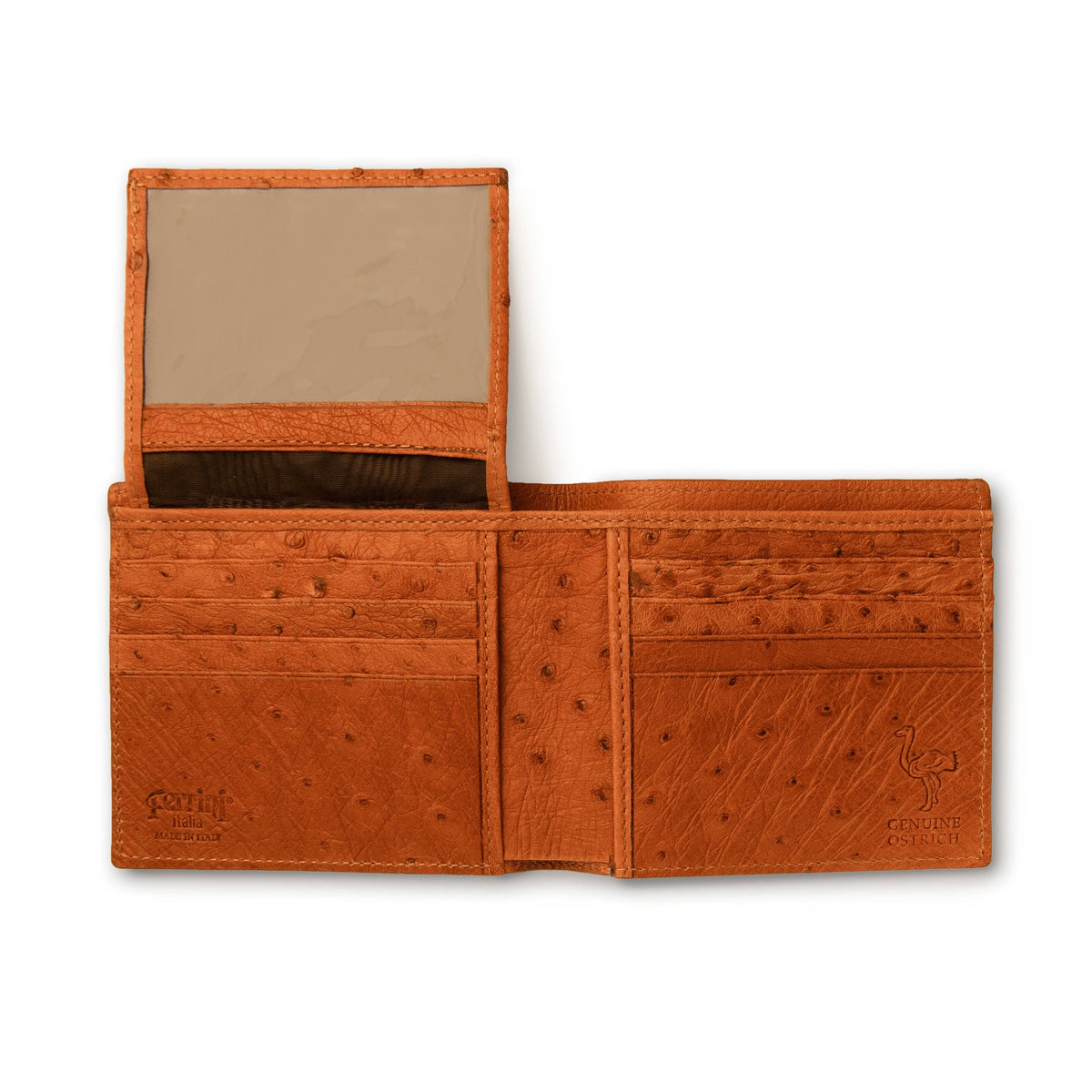 Ferrini Full Quill Ostrich Billfold Luxury Shoe