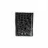 Mens Alligator Trifold Wallet in Black