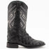 Ferinni Boot - Mens Dress Cowboy Boot - Ferrini Bronco Men's Print Pirarucu Fish Boots Handcrafted Black in Black Color
