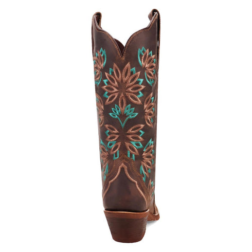 Laredo Filly Tobacco Leather Snip Toe Women Boots