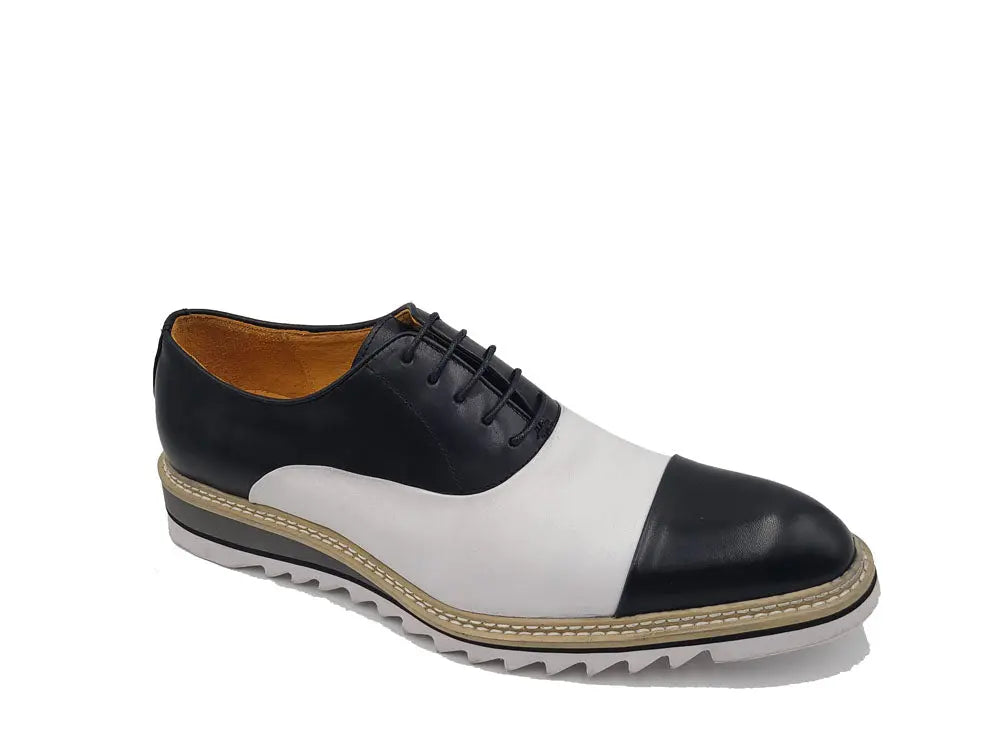Five Eyelets Cap Toe Calfskin Oxford