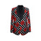 Floral Dot Pattern Alberto Nardoni Black Sport Coat