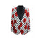 Floral Dot Pattern Alberto Nardoni White Sport Coat