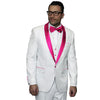 Fuchsia One Button Alberto Nardoni Shawl Lapel Tuxedo