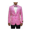 Fuchsia Peak Lapel Alberto Nardoni Paisley Blazer