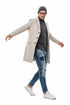 Light Tan Overcoat - Beige Sand Color Light Wool Carcoat