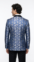 Single Breasted Peak Label Royal Blue ~ Indigo ~ Bright Blue Tuxedo Suit