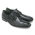Los Altos Bicycle Toe LaceUp Genuine Black Lizard Shoes