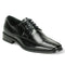 Giorgio Venturi 6214 Leather Oxford Dress Shoes in Black #color_ Black