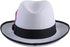 Premium Godfather Hat - Homburg Hat - Men's Homburg Grey-black